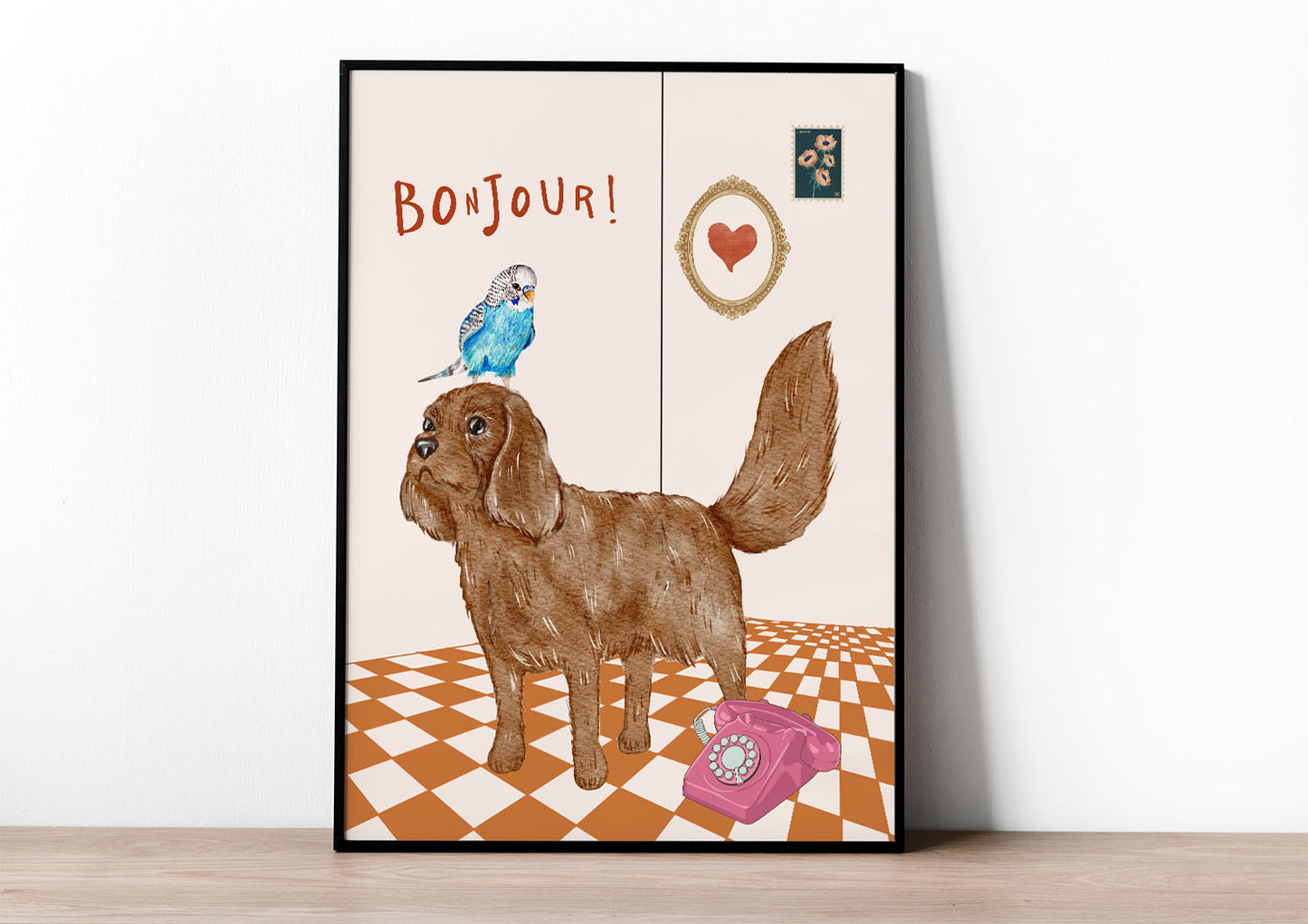 Plakat VINTAGE BONJOUR