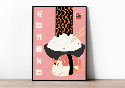 Plakat KONEKO-SUSHI