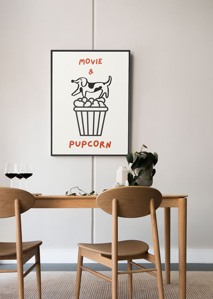 Plakat PUPCORN