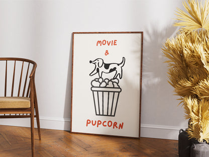 Plakat PUPCORN