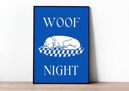 Plakat WOOF NIGHT