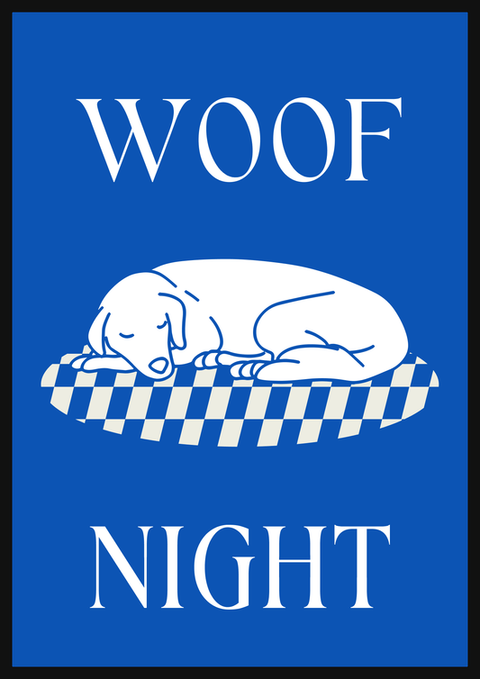 Plakat WOOF NIGHT