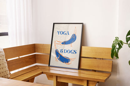 Plakat YOGA&DOGS