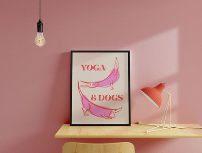 Plakat YOGA&DOGS