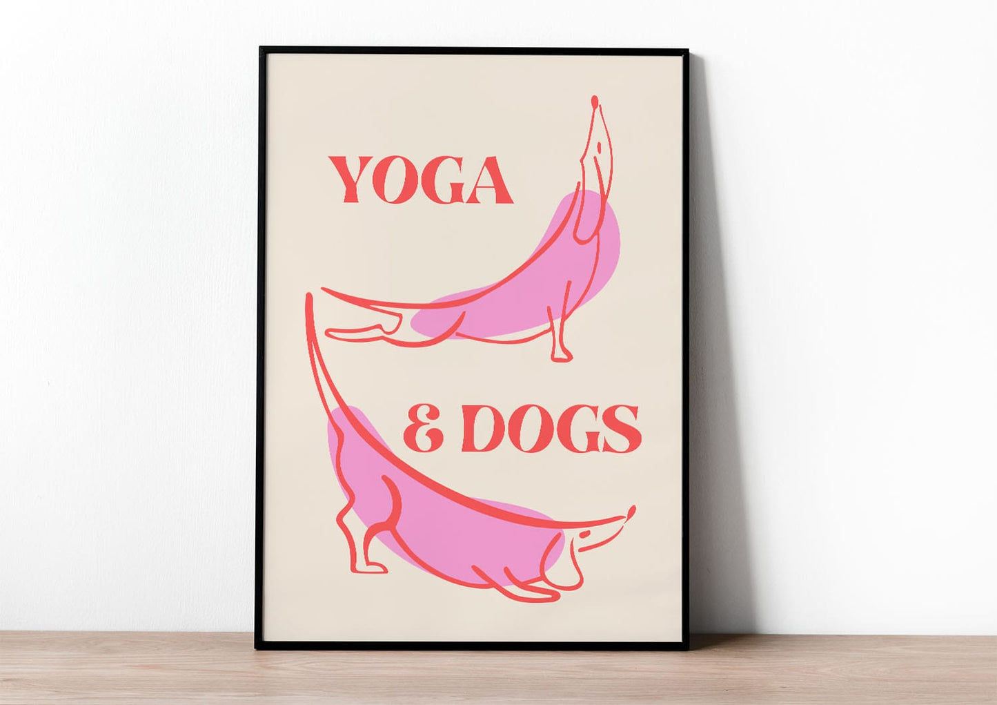 Plakat YOGA&DOGS