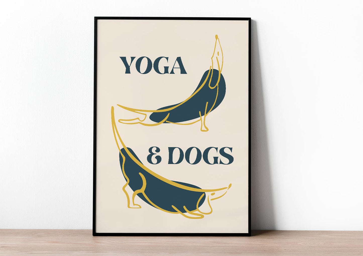 Plakat YOGA&DOGS